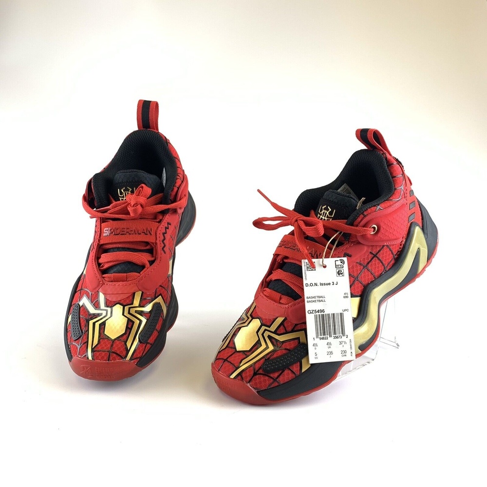Adidas Donovan Mitchell D.O.N Issue #3 Spiderman GS Unreleased Men Size 6 GZ5496